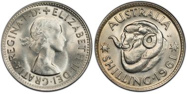 1961(m) Shil KM-59  Ag MS66