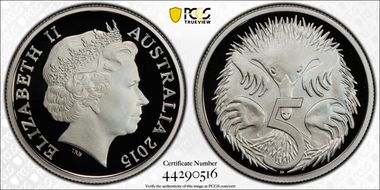 2015 5C Silver PR70DCAM