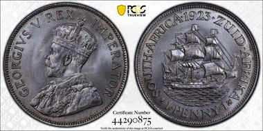 1923 1D Blackened  KM-14.1 PR67