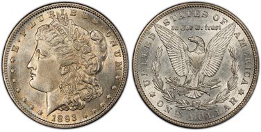1893 $1 AU55