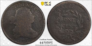 1797 1C S-121a, Reverse of 1795 N1BN