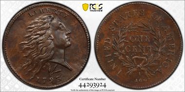 1793 1C Wreath, S-11c N1BN