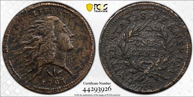 1793 1C Wreath, NC-4 N1BN