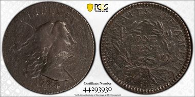 1794 1C Head of 1793, S-20b N1BN