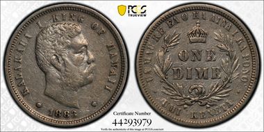 1883 10C Hawaii XF40