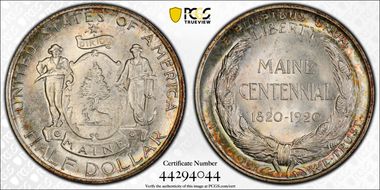 1920 50C Maine MS67