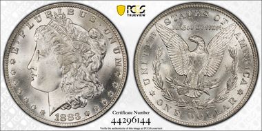 1883-O $1 MS66+
