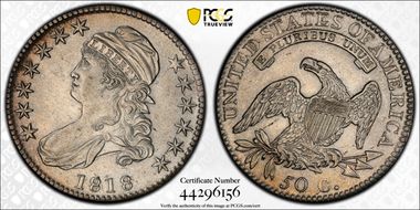 1818 50C AU53