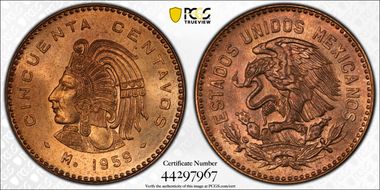 1959-Mo 50C KM-450 MS66RB