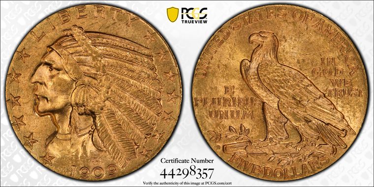 Cert 44298357 - Coin Image