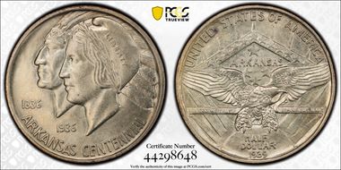 1939 50C Arkansas MS64