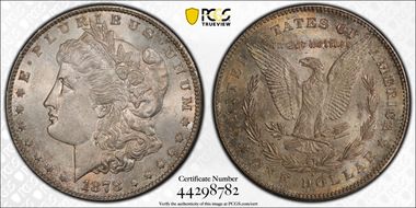 1878-S $1 MS63