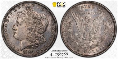 1878 8TF $1 AU55