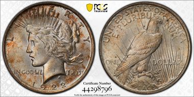 1922 $1 MS63
