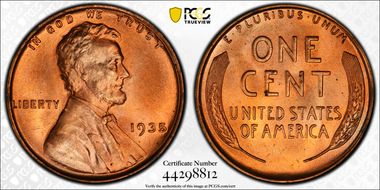 1935 1C MS66RD