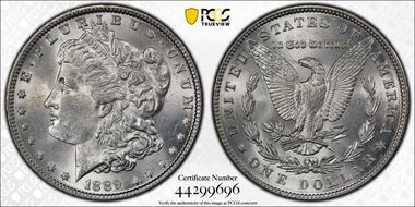 1889 $1 MS63
