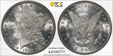 1885 $1 MS64