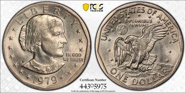 1979-P SBA$1 Wide Rim MS63