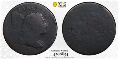 1796 1C Liberty Cap FR2BN