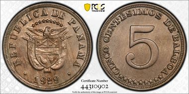 1929 5C KM-9 MS63