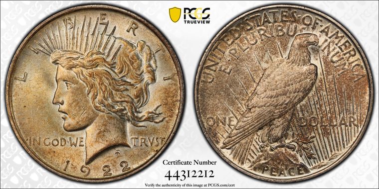 Cert 44312212 - Coin Image