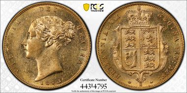 1873-M 1/2 Sov S-3863 MS61