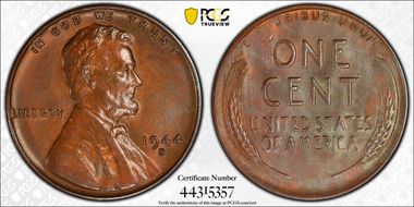 1944-S 1C MS63BN