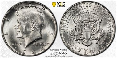 1964-D 50C DDO FS-104 MS64