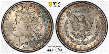 1884-O $1 MS64