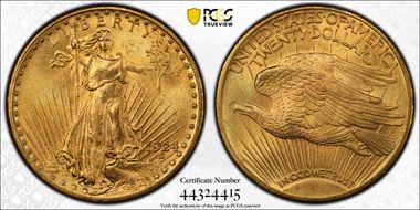 1924 $20 MS65