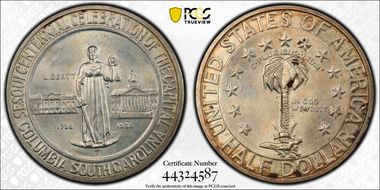 1936-D 50C Columbia MS67