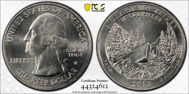 2019-W 25C Frank Church River of No Return NP MS66