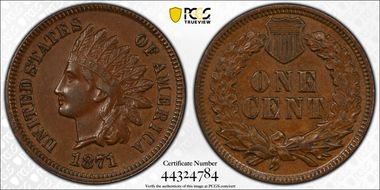 1871 1C AU53BN