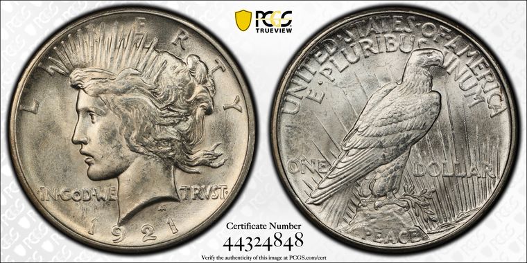 Cert 44324848 - Coin Image