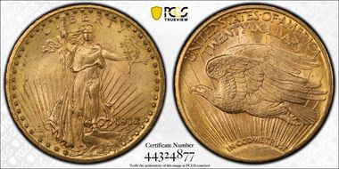 1912 $20 MS63+