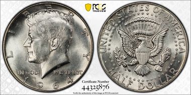 1964-D 50C DDO FS-104 MS64