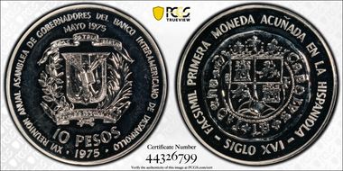 1975 10 Peso Bankers Conference PR66