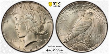 1925 $1 MS64