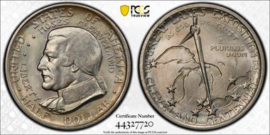 1936 50C Cleveland MS65