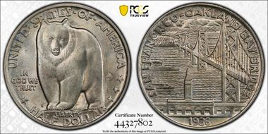 1936-S 50C Bay Bridge MS64