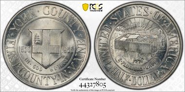 1936 50C York MS65