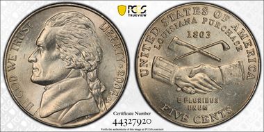 2004-P 5C DDO FS-101 Peace Medal MS63