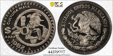 1982-Mo P20 P Pattern PR Set PR64DCAM