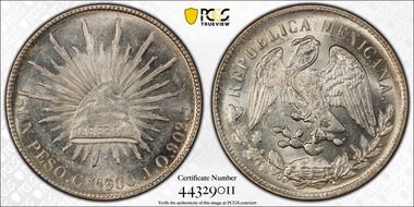 1900-Cn JQ Peso KM-409 MS62