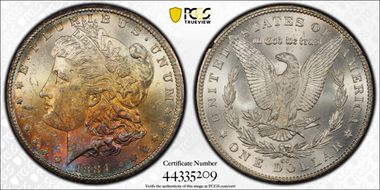 1884-CC $1 GSA Hoard MS62