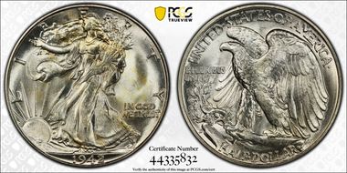 1942-D 50C MS66+