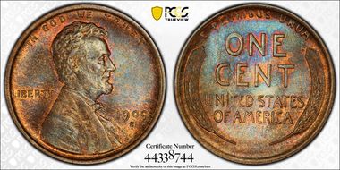 1909-S 1C Lincoln MS64BN