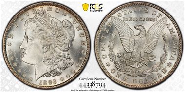 1892 $1 MS64