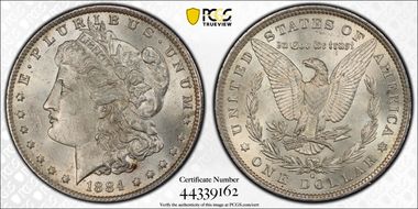 1884-O $1 MS63