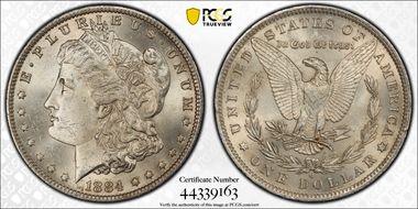1884-O $1 MS63